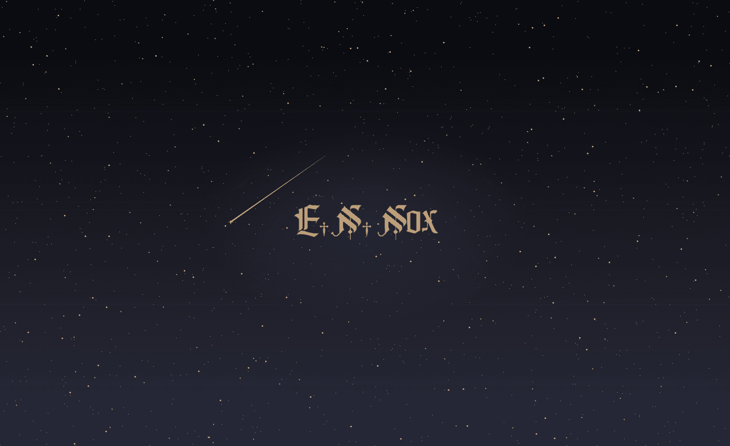 An image of this site's main banner, a starry sky with the E.N. Nox logo